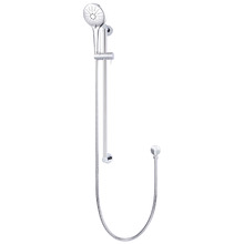 Round Rail Shower With 3 Function Hand Piece